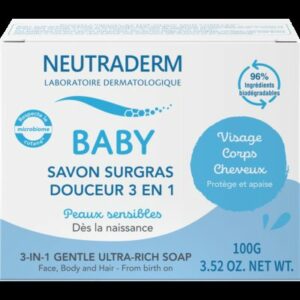 Neutraderm Baby Savon Surgras Douceur 3 en 1 100gr