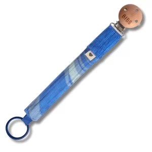 BIBS - PACIFIER CLIP SUCETTE ATTACHE TETINE BLEU