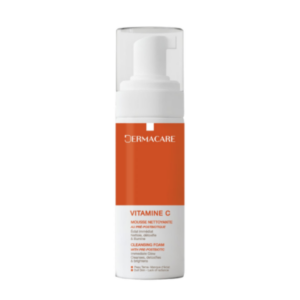 Dermacare Vitamine C Mousse Nettoyante Éclat au Pré-Postbiotique 150ml
