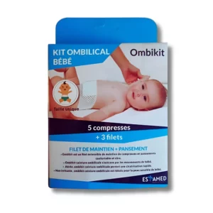 ESPAMED - KIT OMBILICAL BEBE 5 COMPRESSES + 3 FILETS