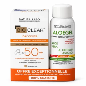 NATURALLABO BIO CLEAR DAY COVER - ECRAN TEINTE BEIGE CLAIRE SPF50+