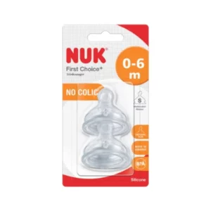 NUK First Choice+ 2 Tetine M 0-6 Mois