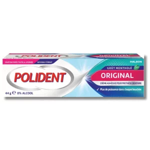 POLIDENT - CRÈME ADHÉSIVE ORIGINAL MENTHOLÉ 44G