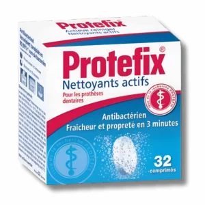 PROTEFIX - NETTOYANTS ACTIFS POUR LES PROTHESES 32 COMPRIMES