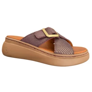 STILIGHT - CLAQUETTES ORTHOPEDIQUES CROISÉES VIOLETS CHANGEANT FEMMES