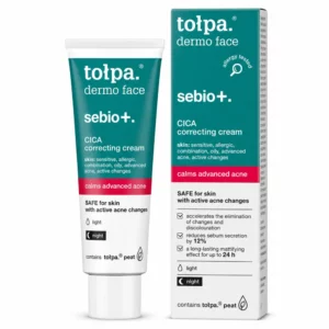 TOŁPA DERMO FACE SEBIO+ - CRÈME DE NUIT CICA CORRECTRICE DES IMPERFECTIONS 40 ML