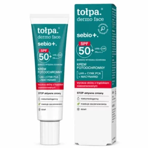 TOŁPA DERMO FACE SEBIO+ - CRÈME DE JOUR ANTI IMPERFECTIONS SPF50+ PA++++ 40 ML