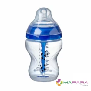 TOMMEE TIPPEE Biberon Advanced Anti-colique 0m+ 260ml Bleu Panda