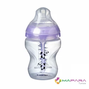 TOMMEE TIPPEE Biberon Advanced Anti-colique 0m+ 260ml Lilas Panda