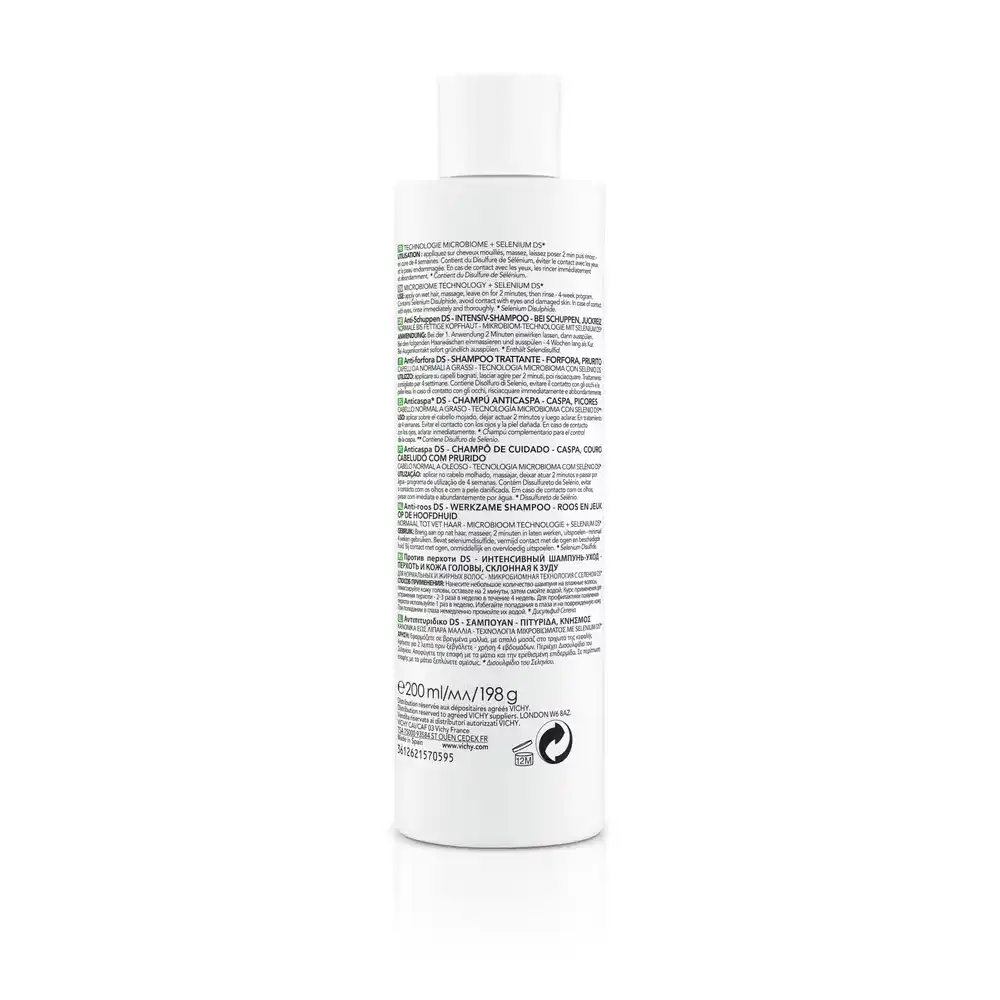 Vichy Dercos Shampoing Traitant Anti-Pelliculaire Cheveux Normaux à Gras 200ml – Image 4