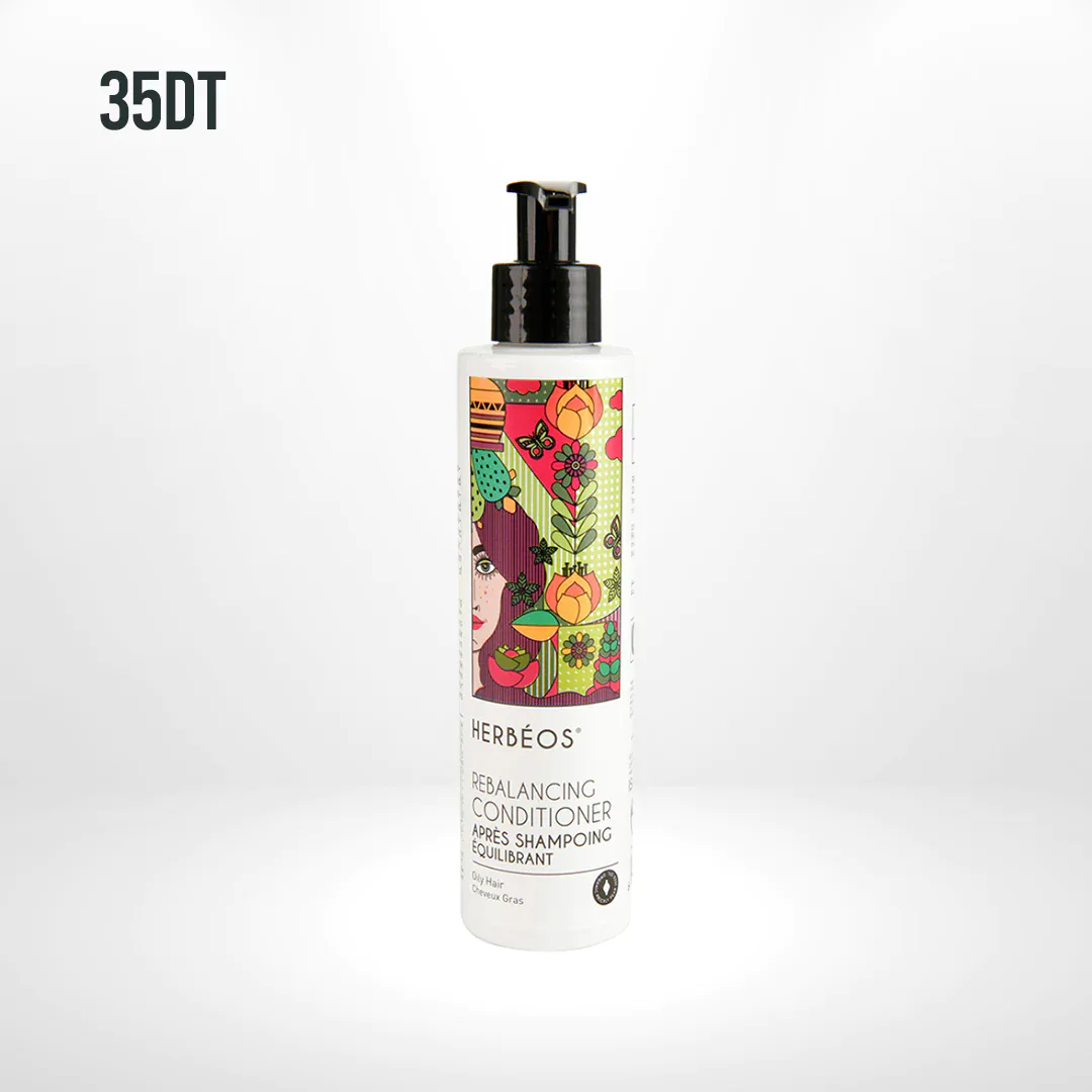 HERBÉOS Après Shampoing Équilibrant Cheveux Gras 200ml