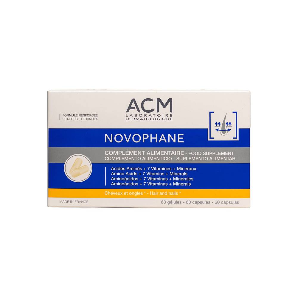 ACM NOVOPHANE Ongles et Cheveux 60 Gelules