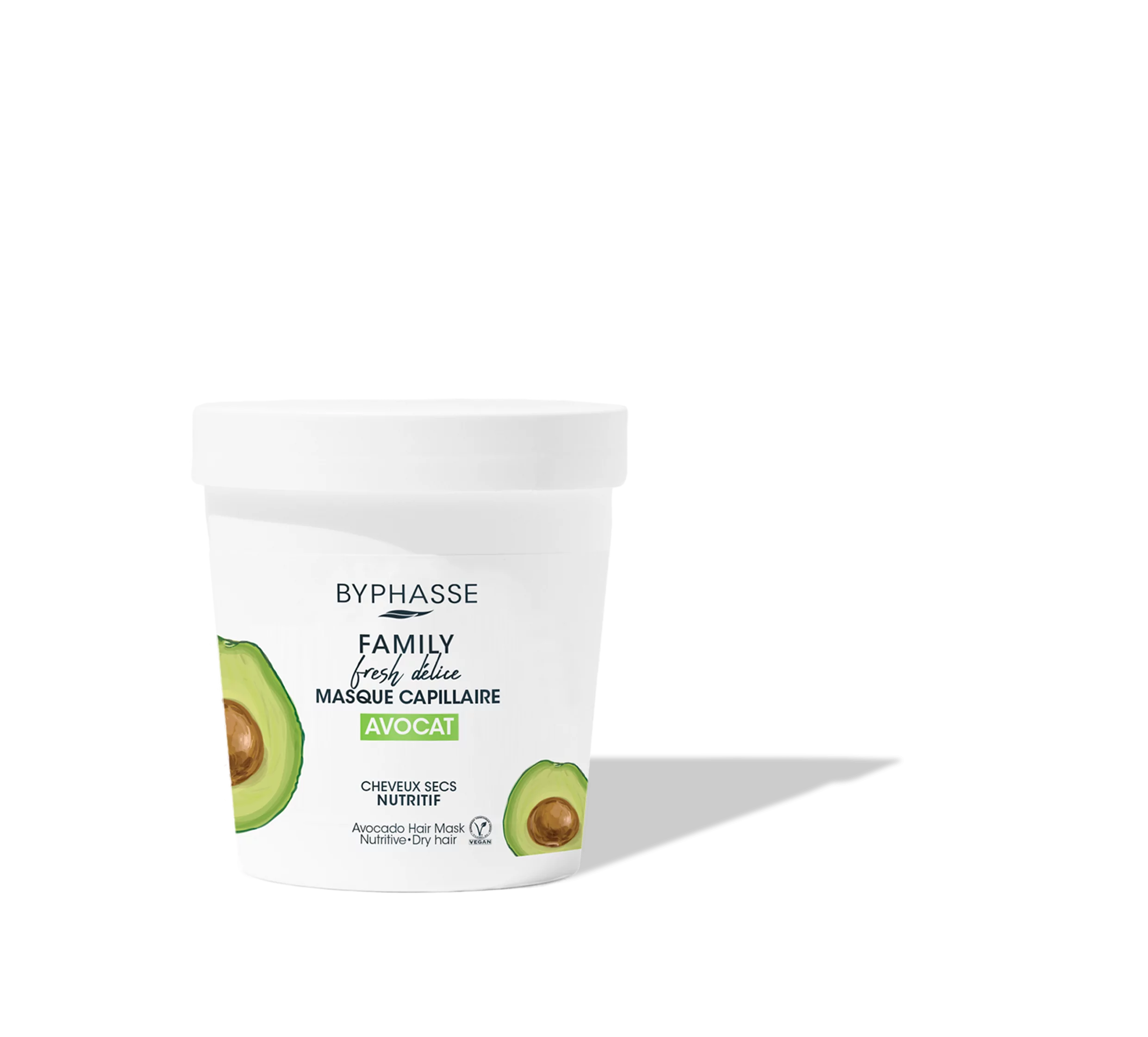 Byphasse Masque Capillaire Avocat Cheveux Secs Family Fresh Délice 250ml