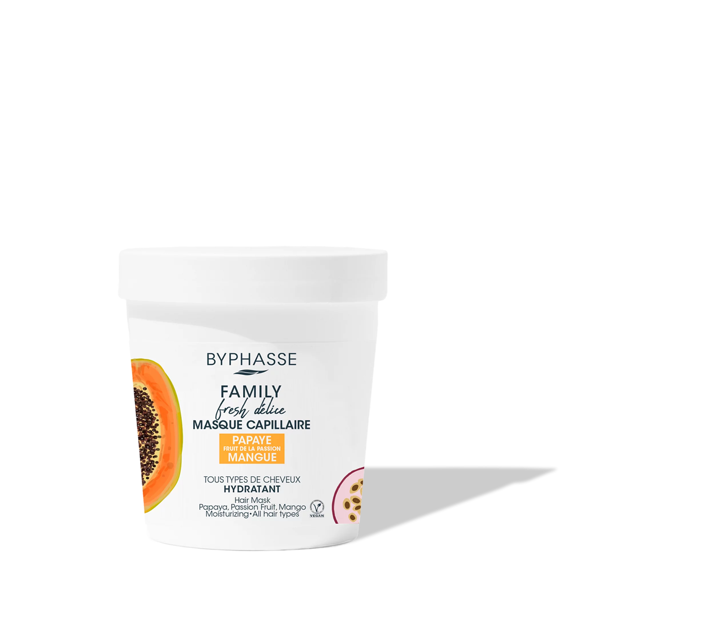 Byphasse Masque Capillaire Mangue Tous Types De Cheveux Family Fresh Délice 250ml