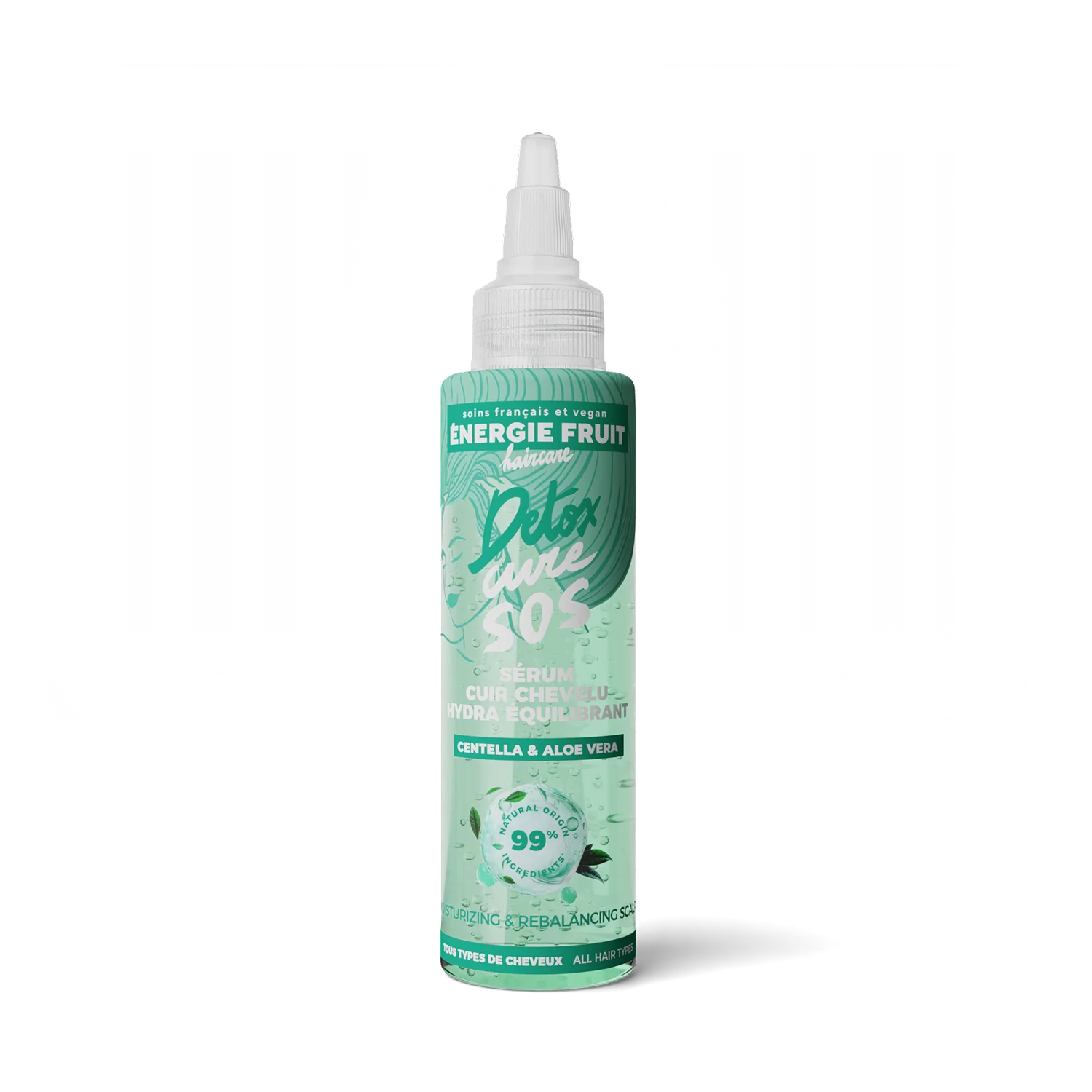 Energie Fruit Sérum Capillaire SOS Chevelu Hydra Equilibrant Centella et Aloe Vera 75ml