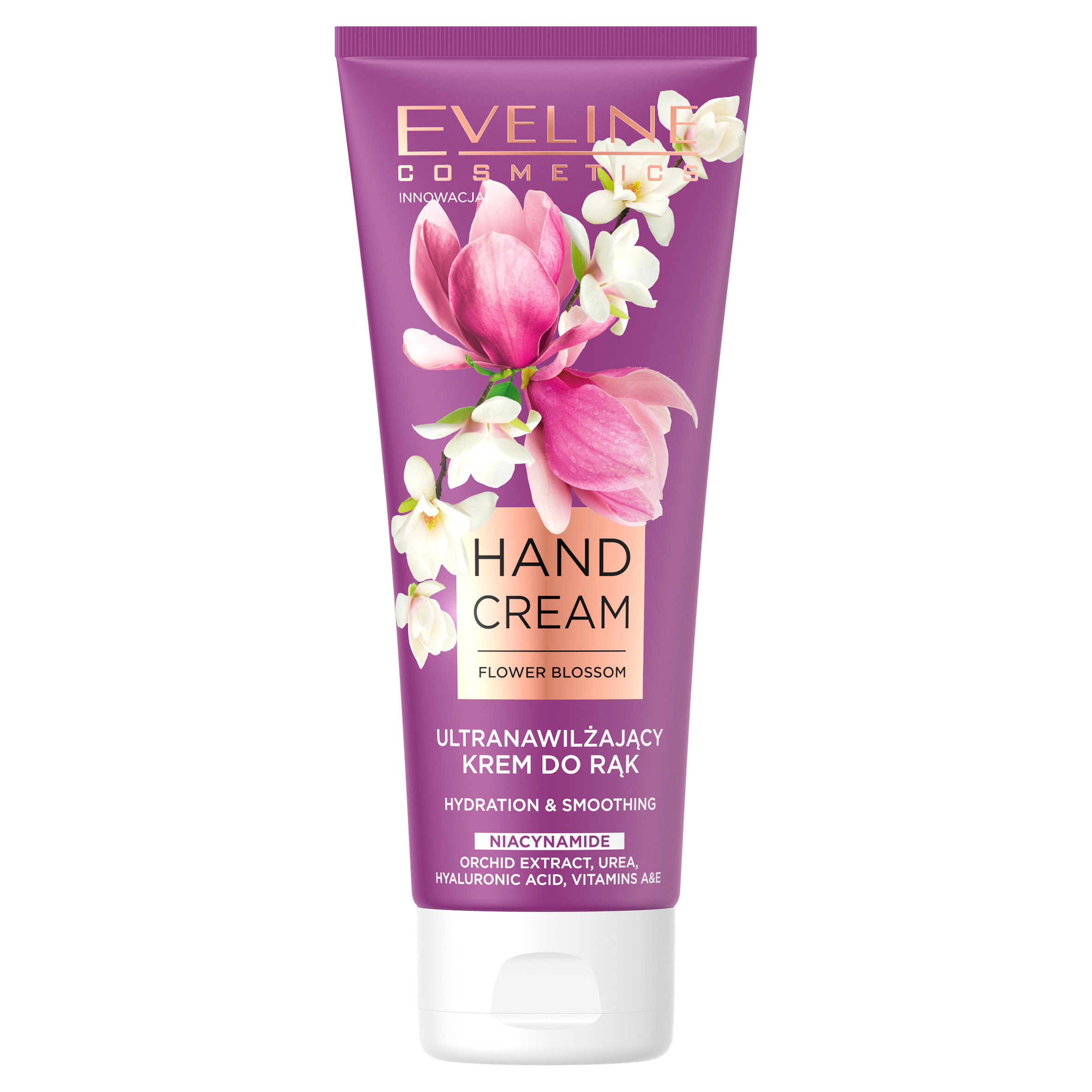 Eveline Flower Blossom Nicinamide Crème Hydratante en Profondeur Mains 75ml