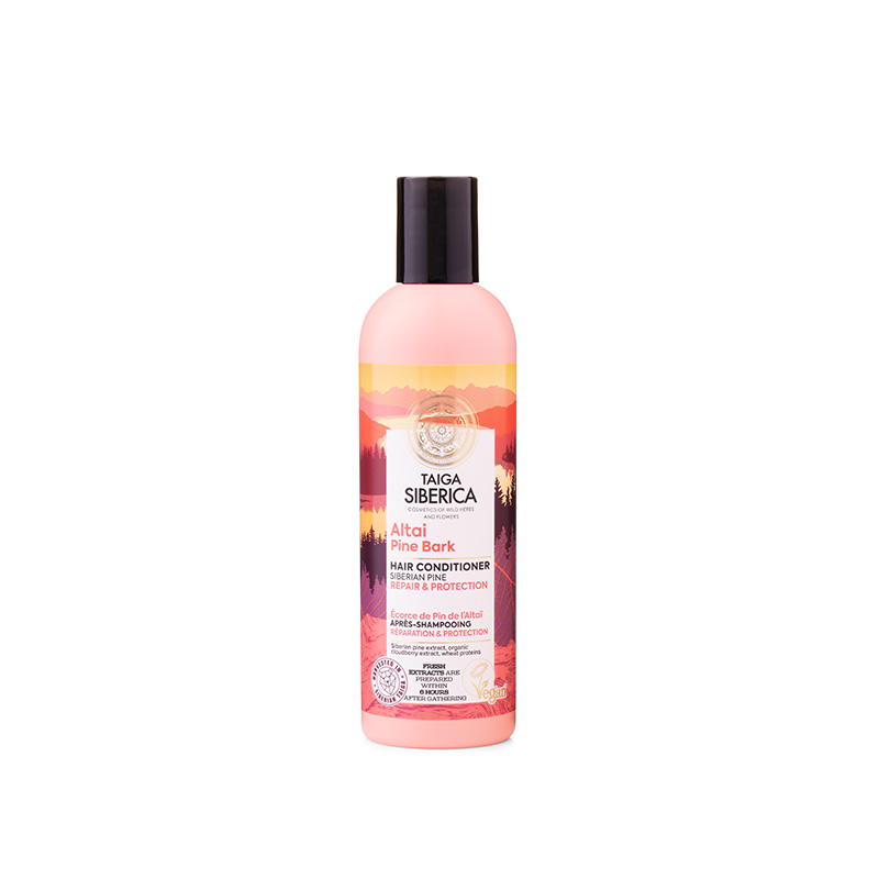 NATURA SIBERICA Après-shampooing Naturel Réparateur et Protecteur écorce de pin de l'Altaï 270ml