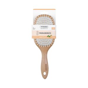 TITANIA Brosse Pneumatique Nature Hêtre 24CM – 2871