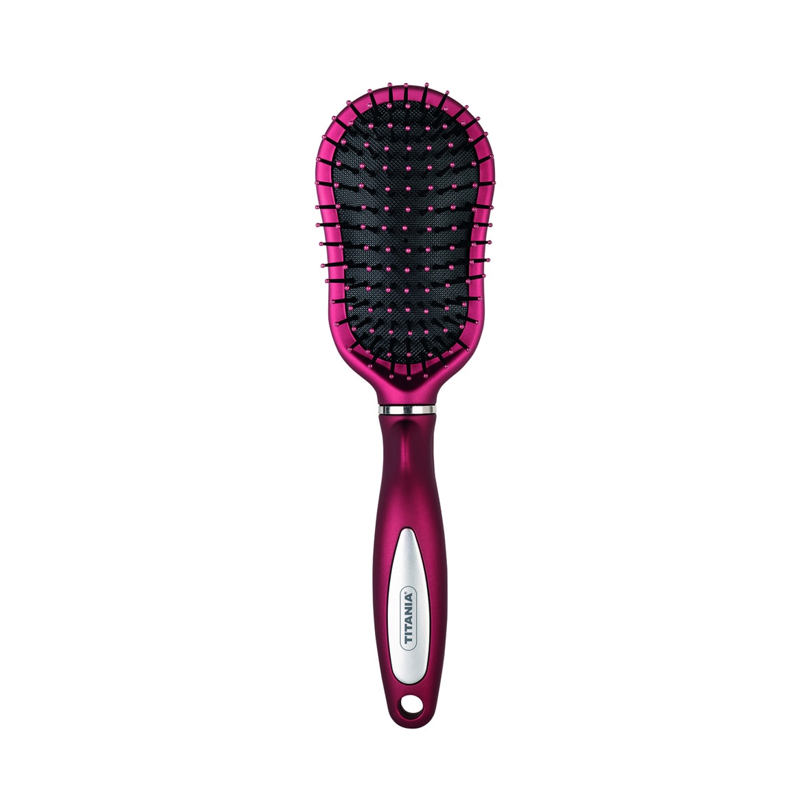 TITANIA Brosse Pneumatique Rouge 9 Rangees 24CM – 1632