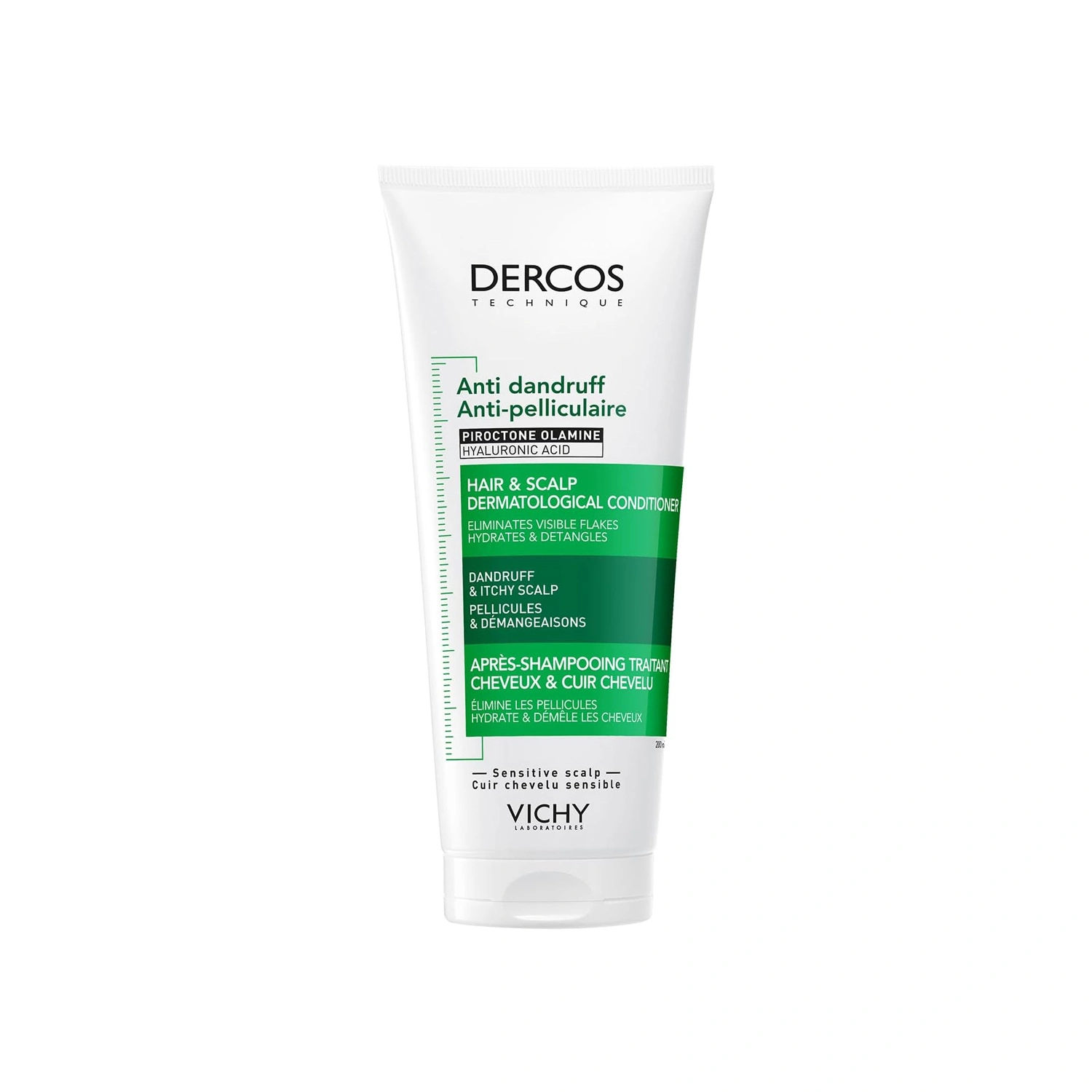 Vichy Dercos Après-Shampoing Traitant Anti-Pelliculaire Cheveux et Cuir Chevelu 200ml