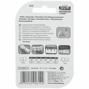 GUM Brossette Interdentaire Proxabrush Classic 1,6mm 614