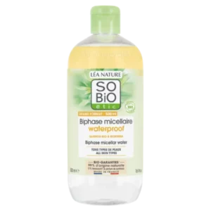 SO BIO Eau Micellaire Biphase Waterproof Pur Bamboo 500ml