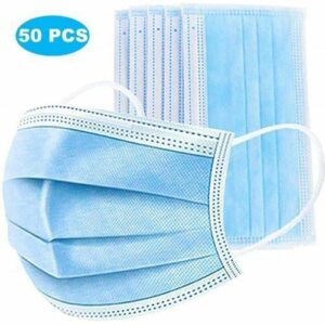 BAVETTES Chirurgicales 3 Plis Lot De 50 Masques