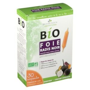 3 Chenes Bio Foie Radis Noir Extra Fort 30 Ampoules
