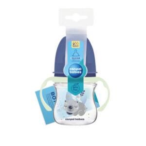 Canpol Biberon Anticolique Col Large Sleepy Koala Bleu 120ml