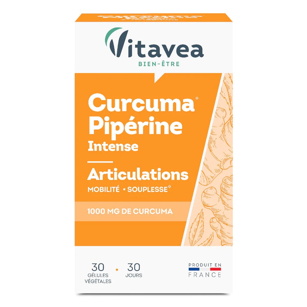 VITAVEA Curcuma Piperine 30 gélules