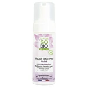 SO BIO Pour une Peau Parfaite Mousse Nettoyante Éclat Lotus Sacré Bio 150ml