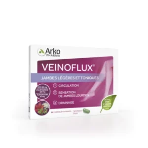 Arkopharma Veinoflux pour Jambes Legeres 30 Gelules