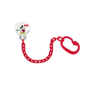 NUK Attache Sucette Mickey Rouge