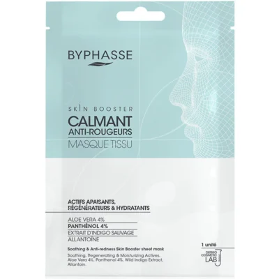 BYPHASSE Masque Tissu Skin Booster Calmant Anti-rougeurs
