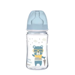 CANPOL BABIES Biberon Anti Colique Col Large 240ml Bonjour Paris Bleu