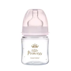 CANPOL BABIES Biberon Anti Colique Col Large 120ml Royal Baby Rose