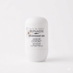 BYPHASSE Deodorant Roll On Anti Transpirant Fleur de Coton 50ml