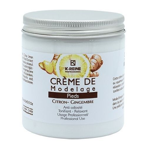 K-REINE Crème De Modelage Pieds Citron Et Gingembre 250ml
