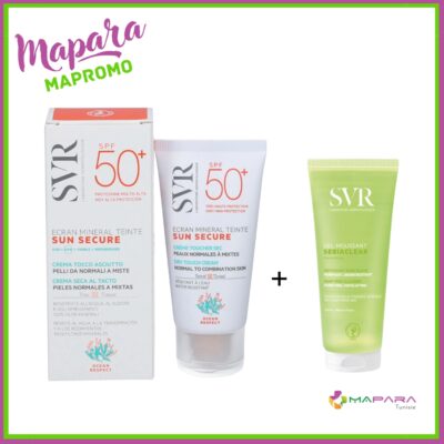 SVR Sun Secure Ecran Mineral Teinte SPF50+ Peaux Normales a Mixtes 50ml