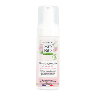 SO BIO Hydra Aloe Vera Mousse Nettoyante Apaisante 150 ml