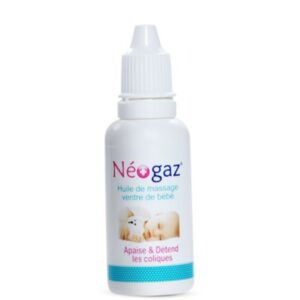 Neogaz Huile de massage ventre de bebe