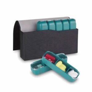 ANYCARE Pilulier Mini Book Marron