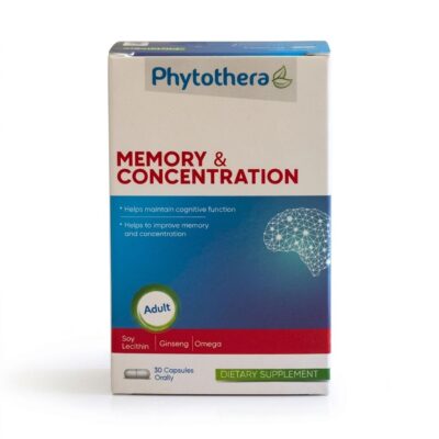Phytothera Memoire et Concentration 30 Gelules