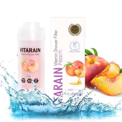 VITARAIN Filtre de Douche à La Vitamine à La Pêche