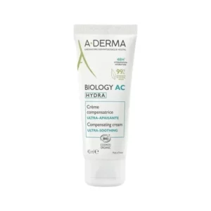 A-DERMA Biology AC Hydra Crème Compensatrice Ultra-Apaisante Bio 40 ml