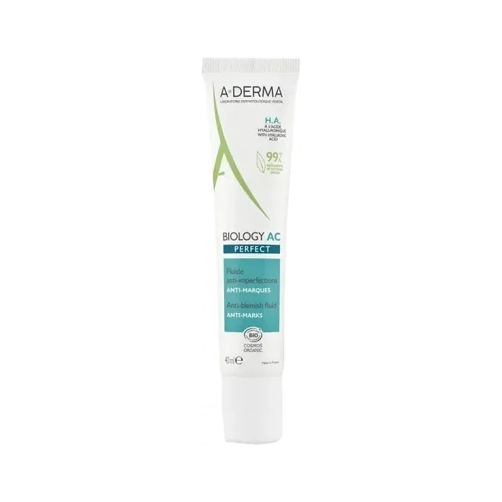 A-DERMA Biology AC Perfect Anti-Blemish Fluid Anti-Marks Organic 40ml