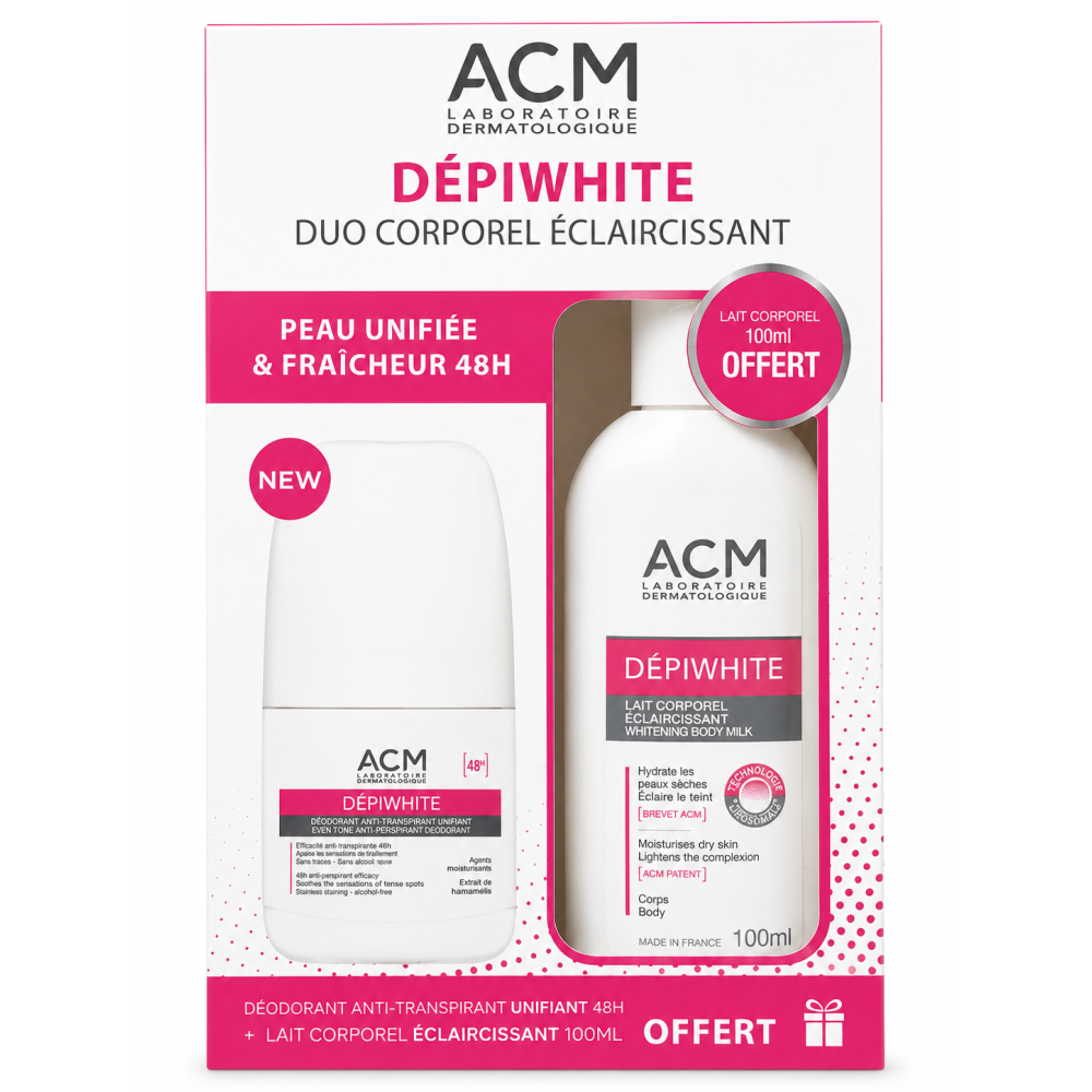 ACM DÉPIWHITE - COFFRET DUO CORPOREL ÉCLAIRCISSANT