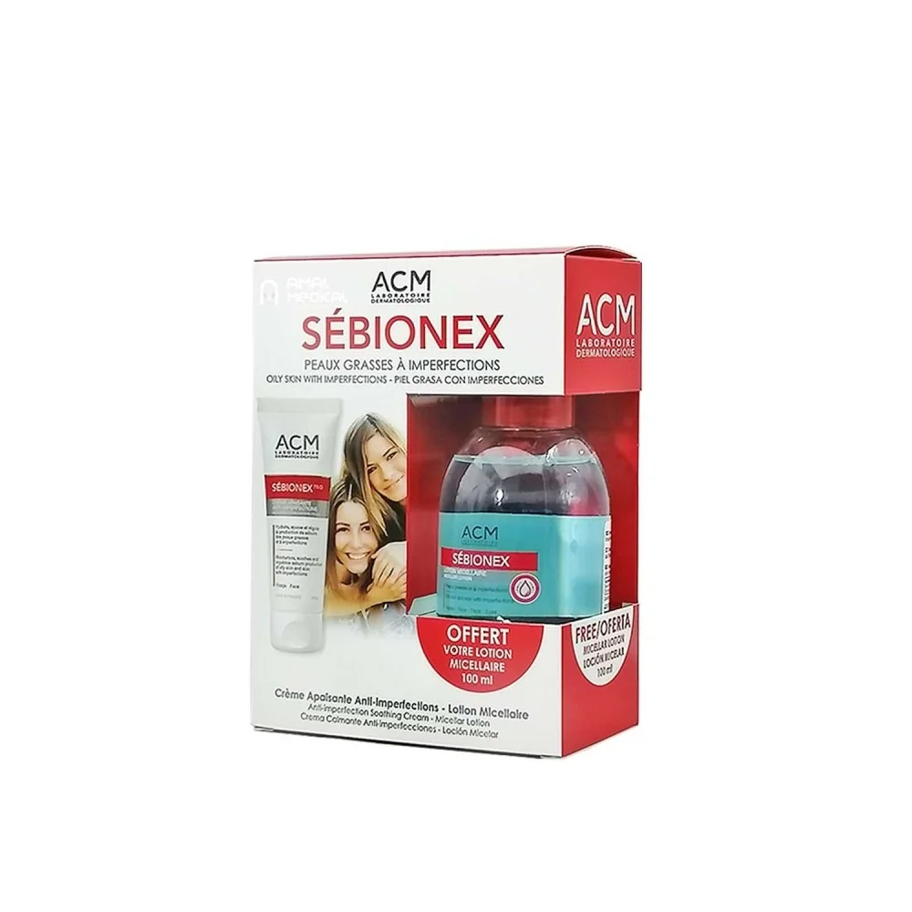 ACM Sébionex - Crème apaisante anti-imperfections + Lotion micellaire offerte