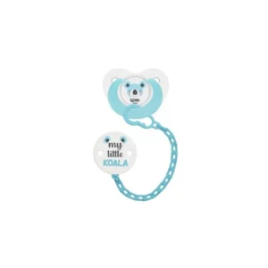 Agrandir WEE BABY SUCETTE AVEC CHAINE GARÇON 6-18M