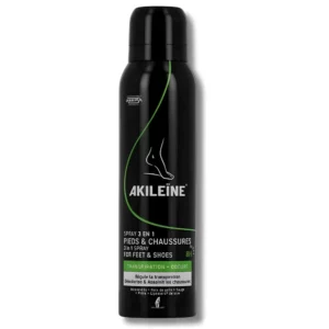 AKILEINE - SPRAY NOIR 3EN1 PIEDS & CHAUSSURES 150ML